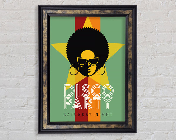 Disco Party Framed Print