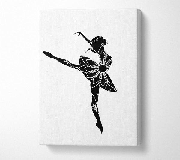  A Canvas Print of Ballerina Flower Canvas Wall Art