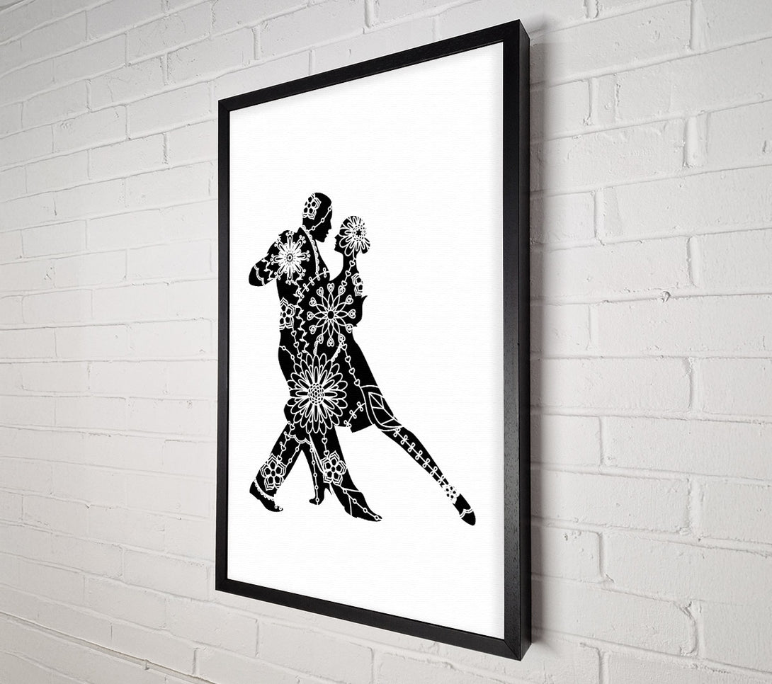  A Canvas Print of Flower Dance Colour Canvas Print