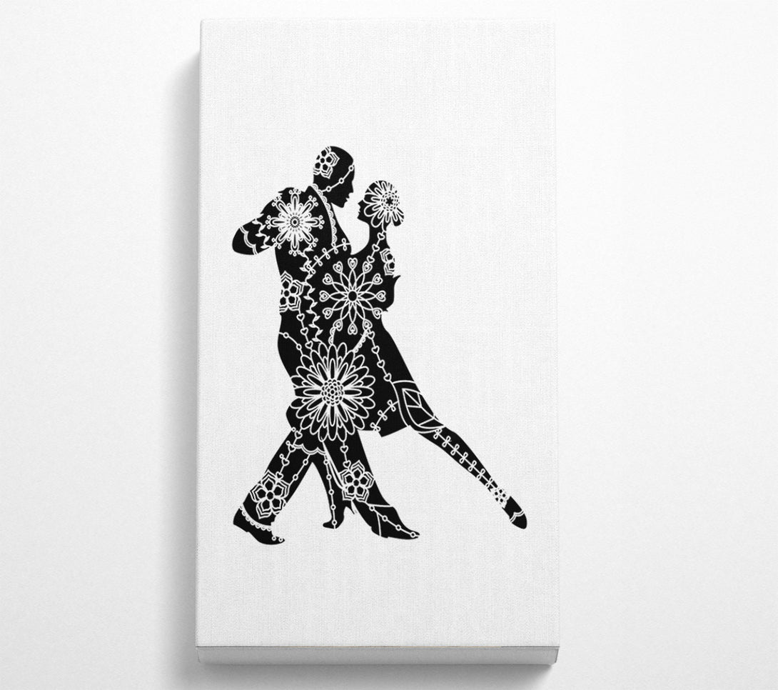  A Canvas Print of Flower Dance Colour Canvas Print