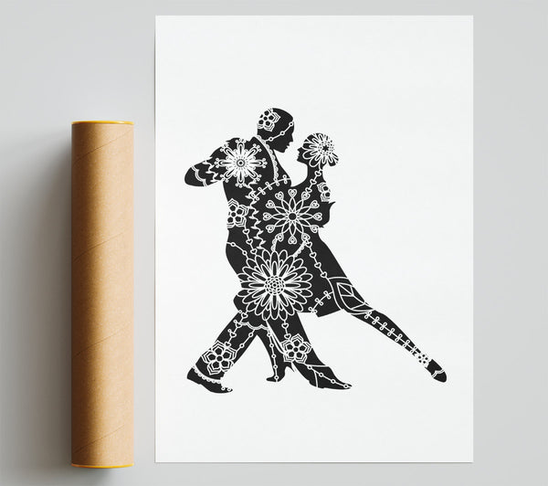 Flower Dance Colour Giclee Print