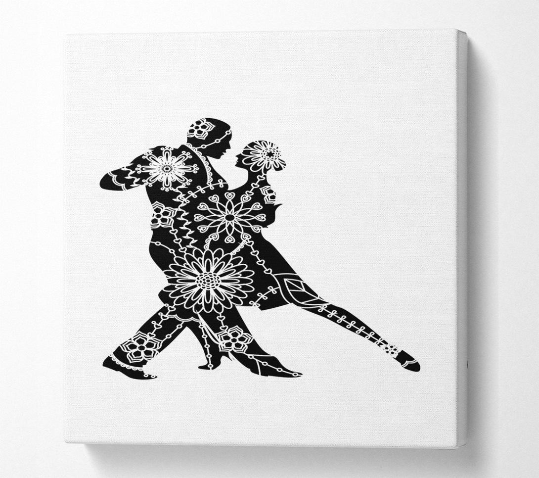  A Canvas Print of Flower Dance Colour Canvas Print