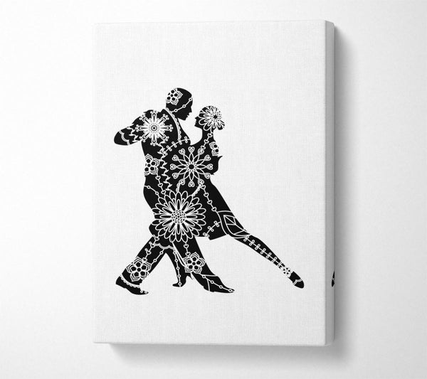  A Canvas Print of Flower Dance Colour Canvas Print