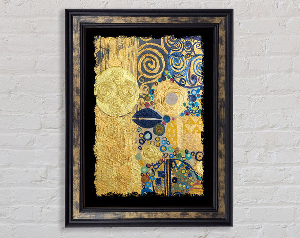 Golden Klimt 2 Framed Print
