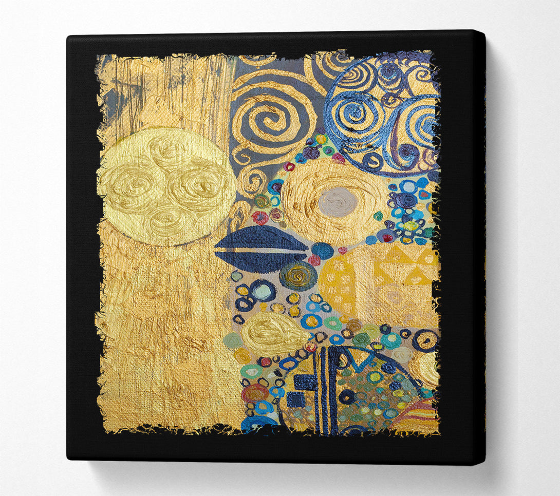  A Canvas Print of Golden Klimt 2 Canvas Wall Art