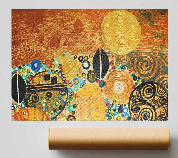 Golden Klimt Print