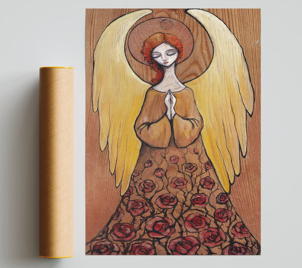 Wooden Angel Poster