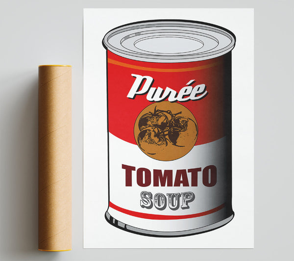 Pop Art Tomato Soup Poster