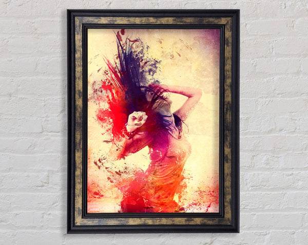 Conteporary Dance Framed Print