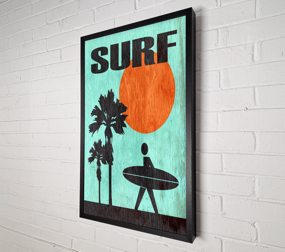  A Canvas Print of Surf Time Canvas Wall Art