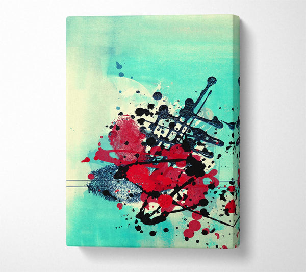  A Canvas Print of Follow The Line Canvas Wall Art