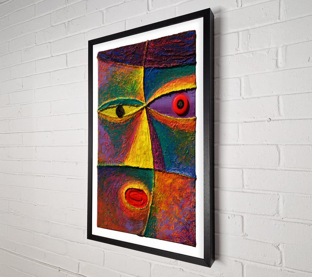  A Canvas Print of Button Eyes Canvas Print