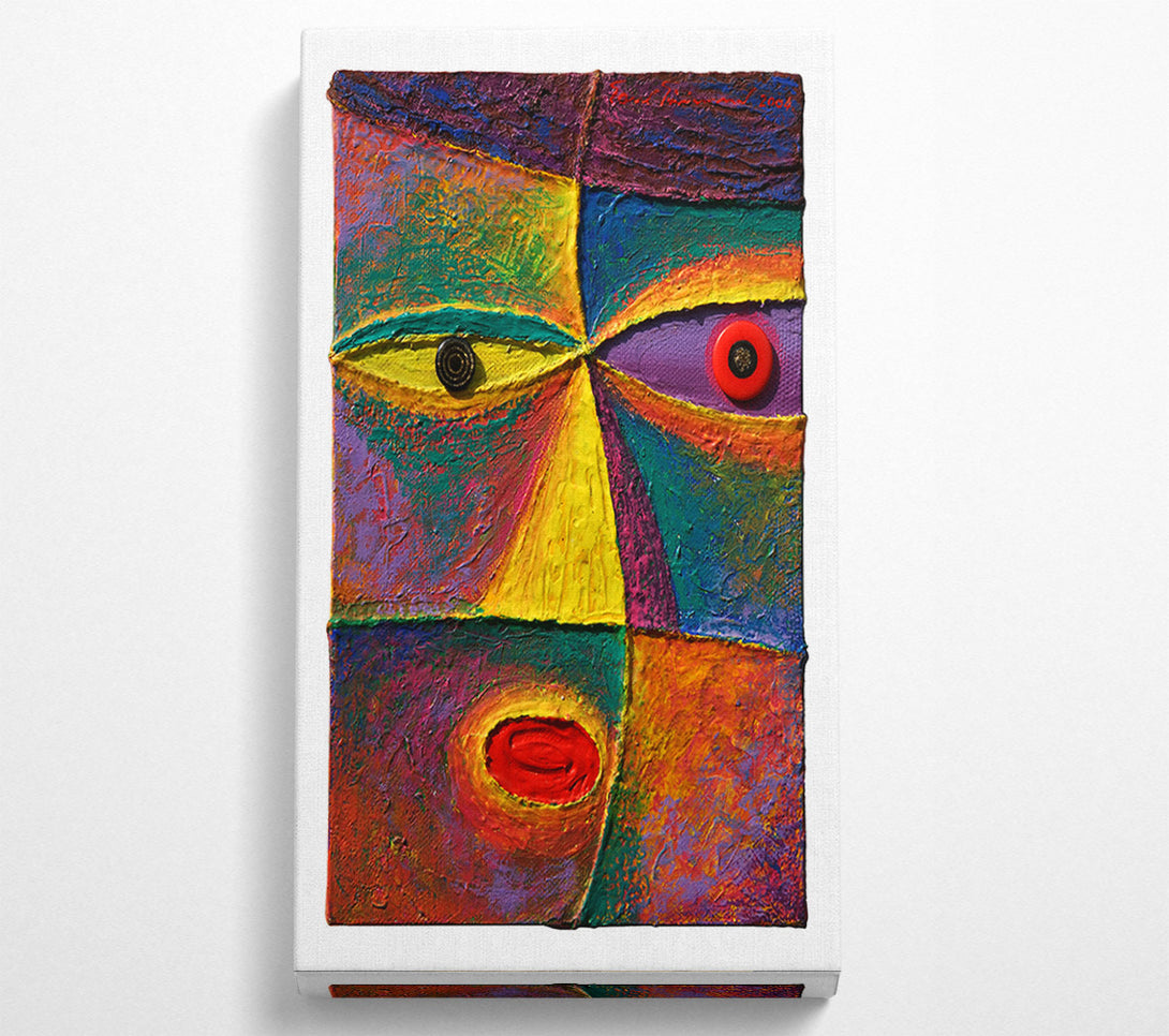  A Canvas Print of Button Eyes Canvas Print