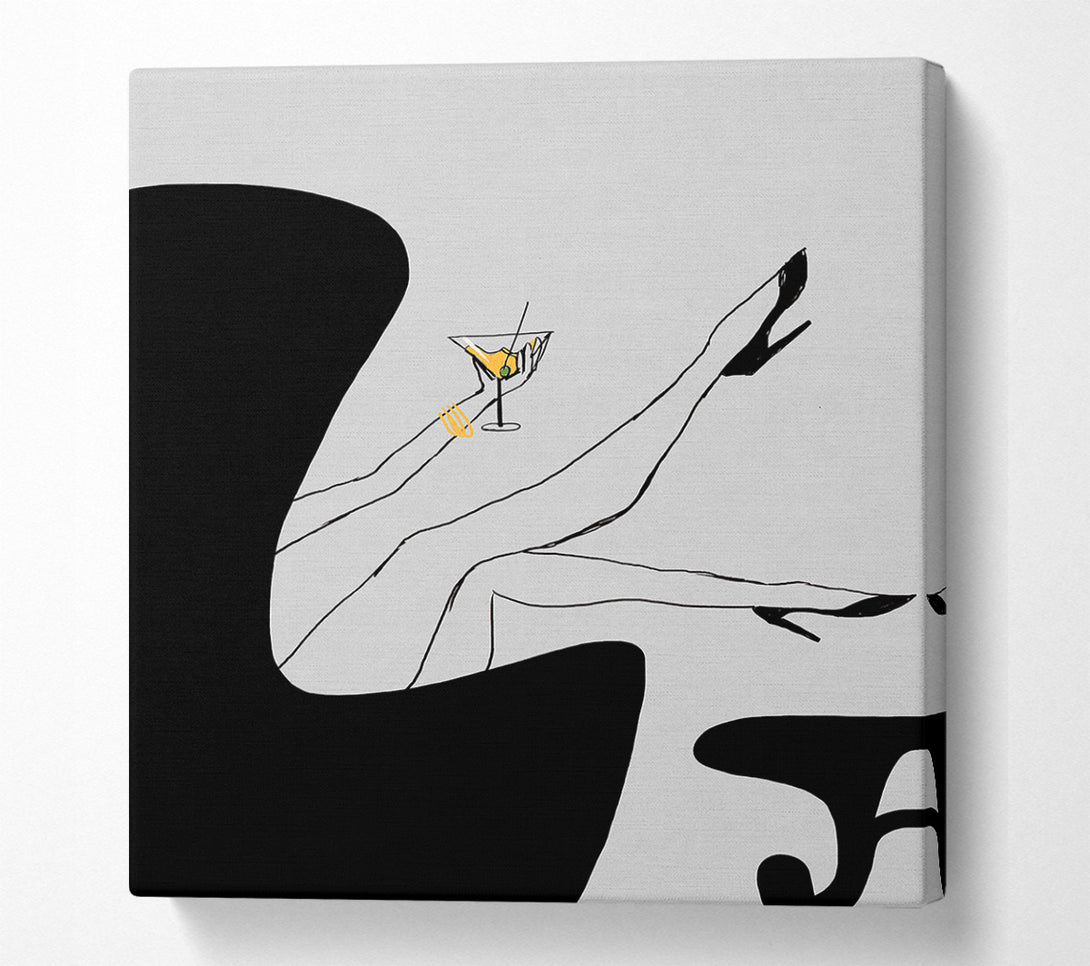 A Canvas Print of It's Five O'clock Canvas Print
