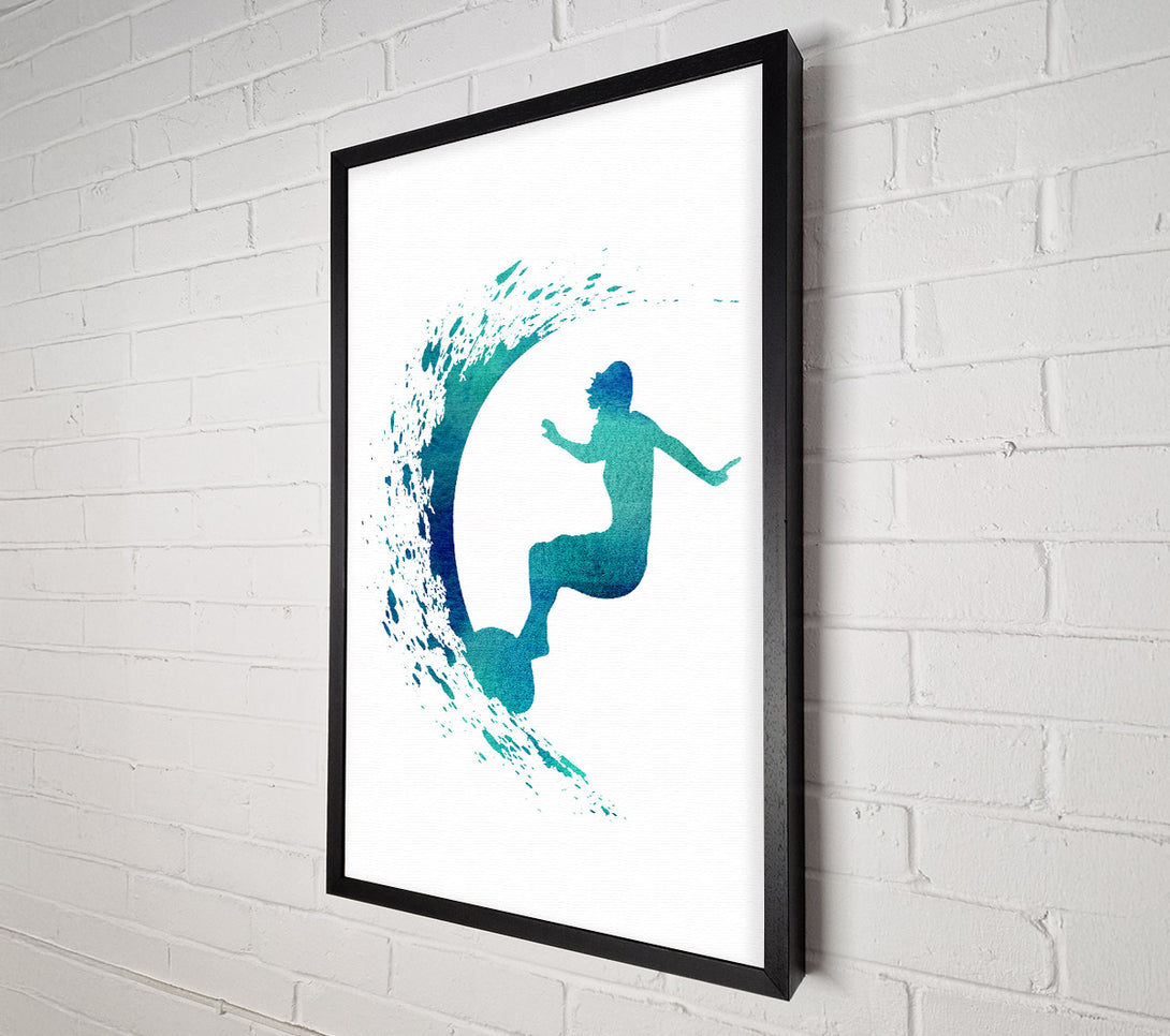  A Canvas Print of Surfing The Wave Canvas Art