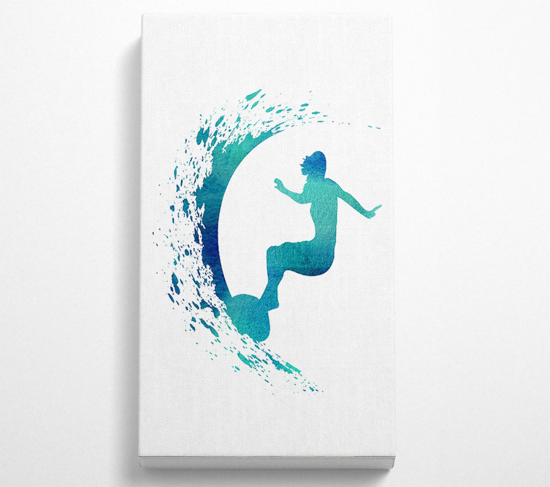  A Canvas Print of Surfing The Wave Canvas Art
