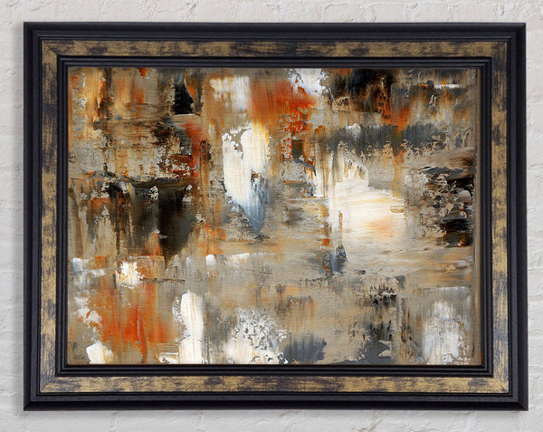 Rain In The City Framed Print