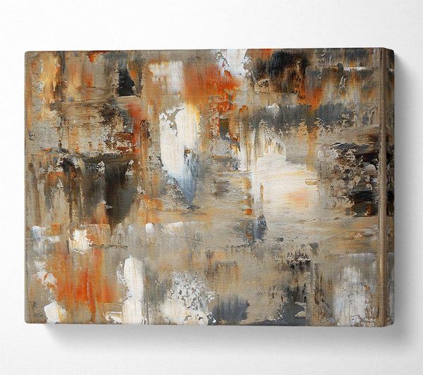  A Canvas Print of Rain In The City Canvas Art