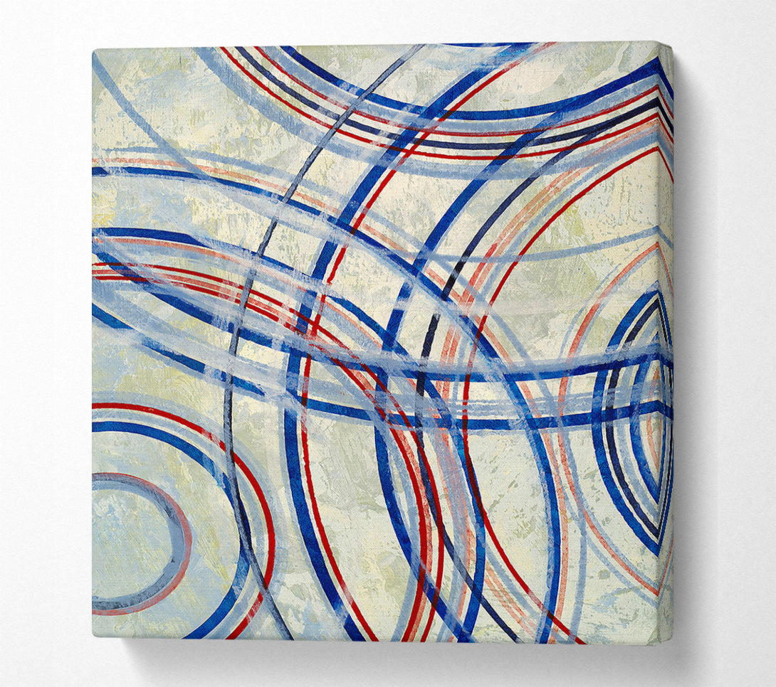  A Canvas Print of Circles Within Circles 1 Canvas Art