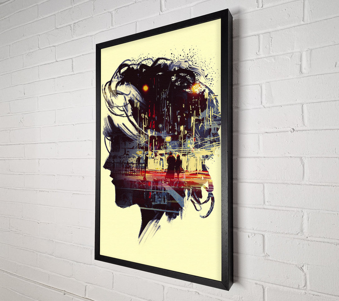  A Canvas Print of City Memories Canvas Wall Art