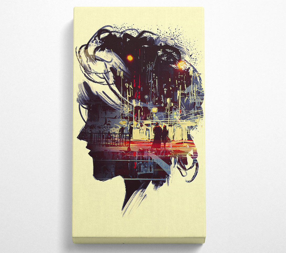  A Canvas Print of City Memories Canvas Wall Art