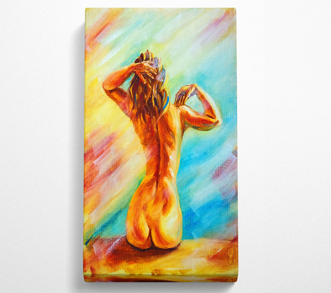  A Canvas Print of The Form Of A Woman Canvas Print