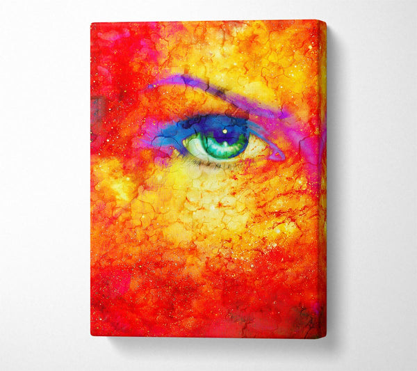  A Canvas Print of Fire Woman Canvas Art