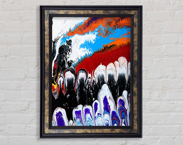 The Core Of The Earth Framed Print