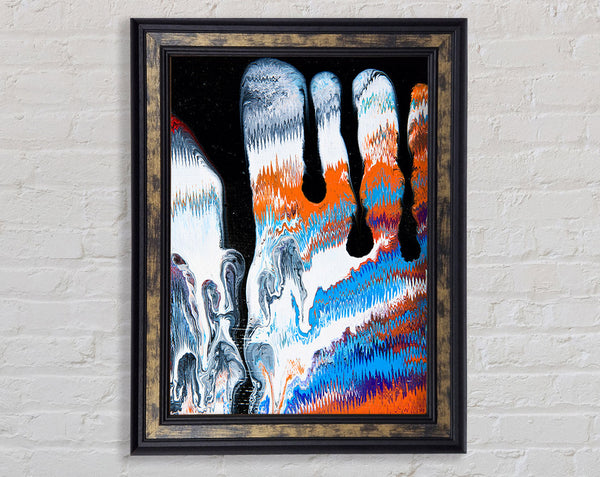 Sound waves 1 Framed Print