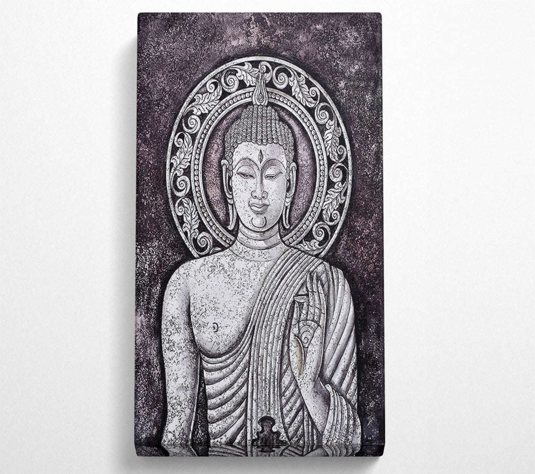  A Canvas Print of Buddha Black Canvas Print