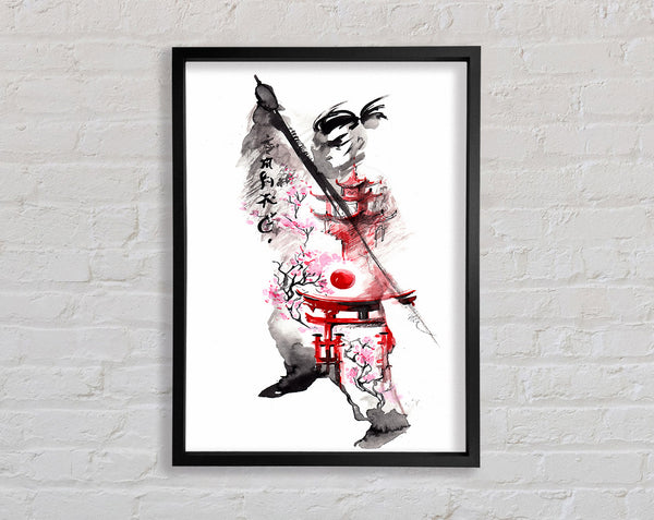 Chinese Warrior Framed Print