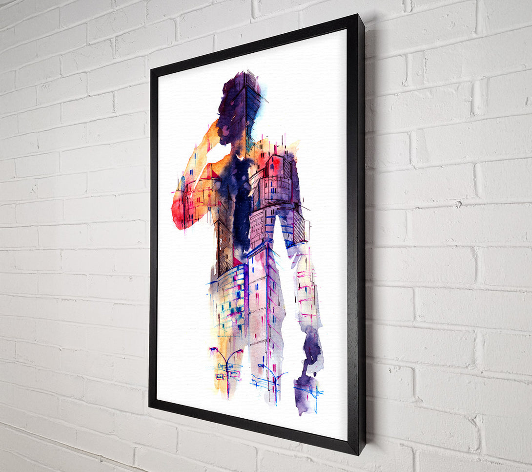  A Canvas Print of Man Of The City Canvas Wall Art