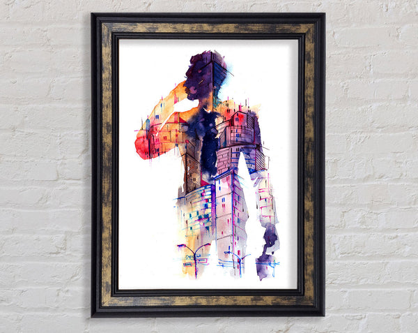Man Of The City Framed Print