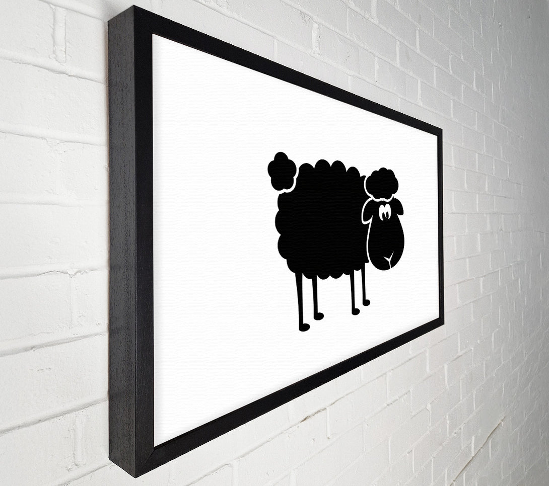  A Canvas Print of Black Sheep Canvas Wall Art