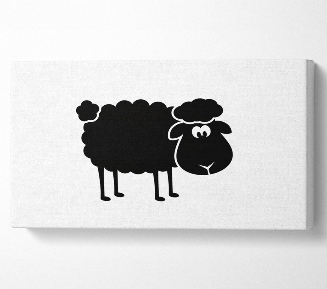  A Canvas Print of Black Sheep Canvas Wall Art