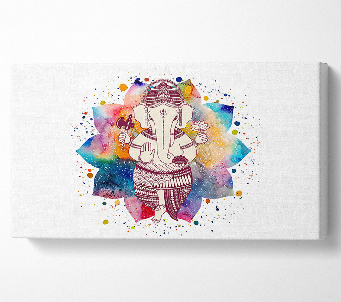  A Canvas Print of Ganesha Hindu God Canvas Art