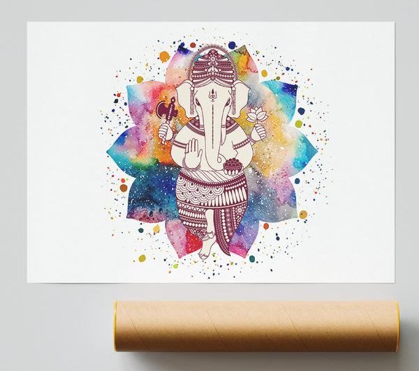 Ganesha Hindu God Giclee Print