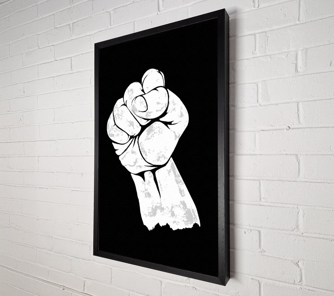  A Canvas Print of Fist Of Power Canvas Wall Art