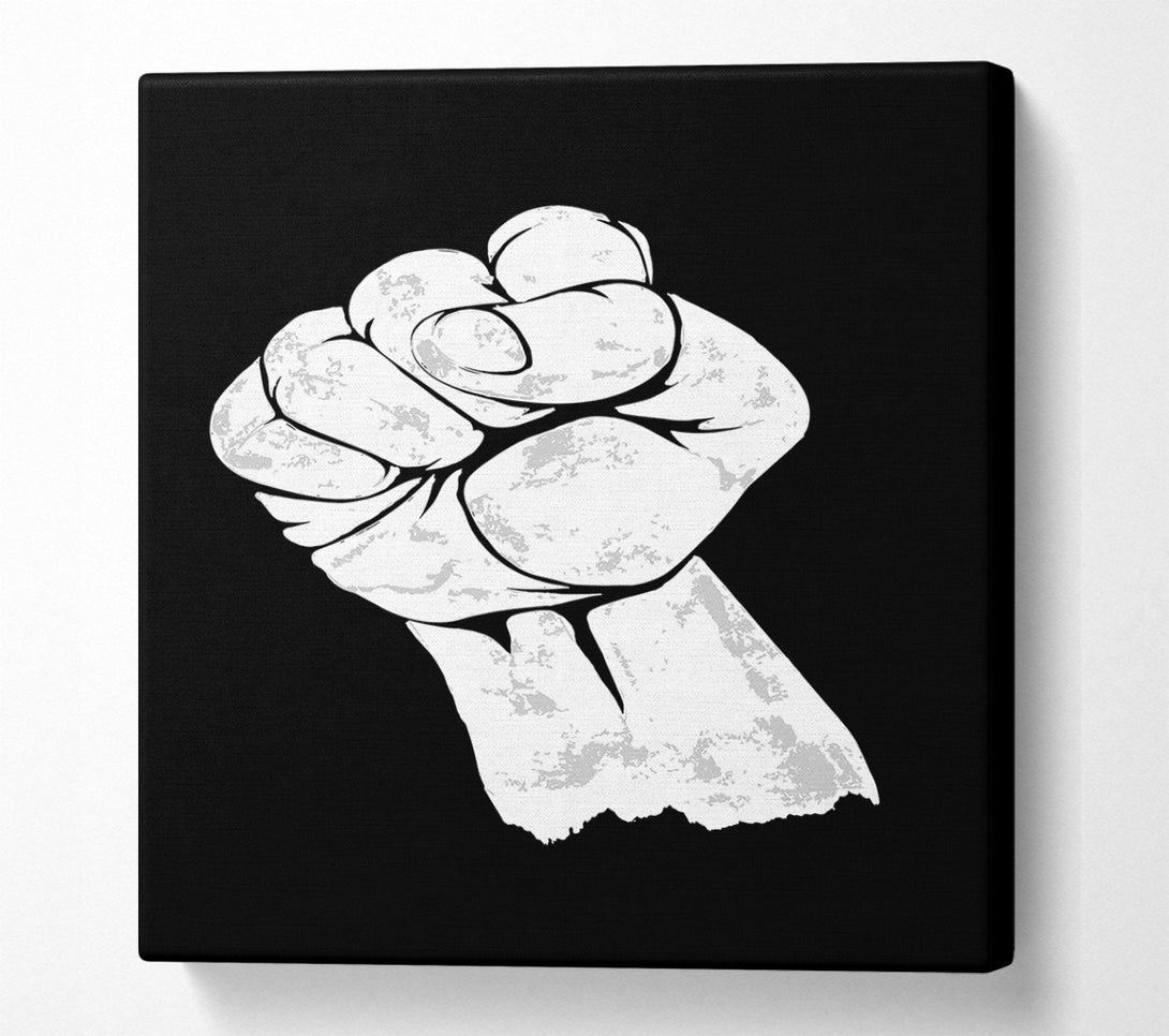  A Canvas Print of Fist Of Power Canvas Wall Art