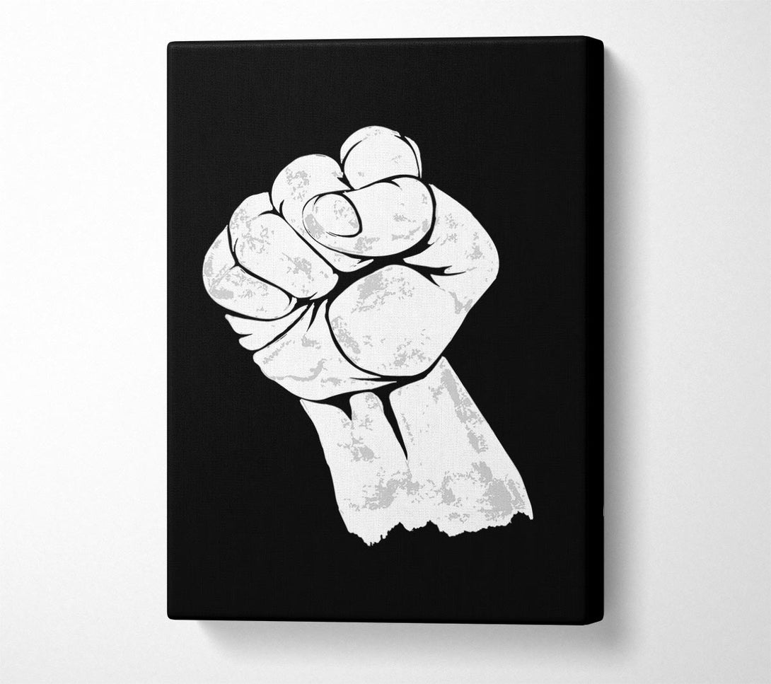  A Canvas Print of Fist Of Power Canvas Wall Art