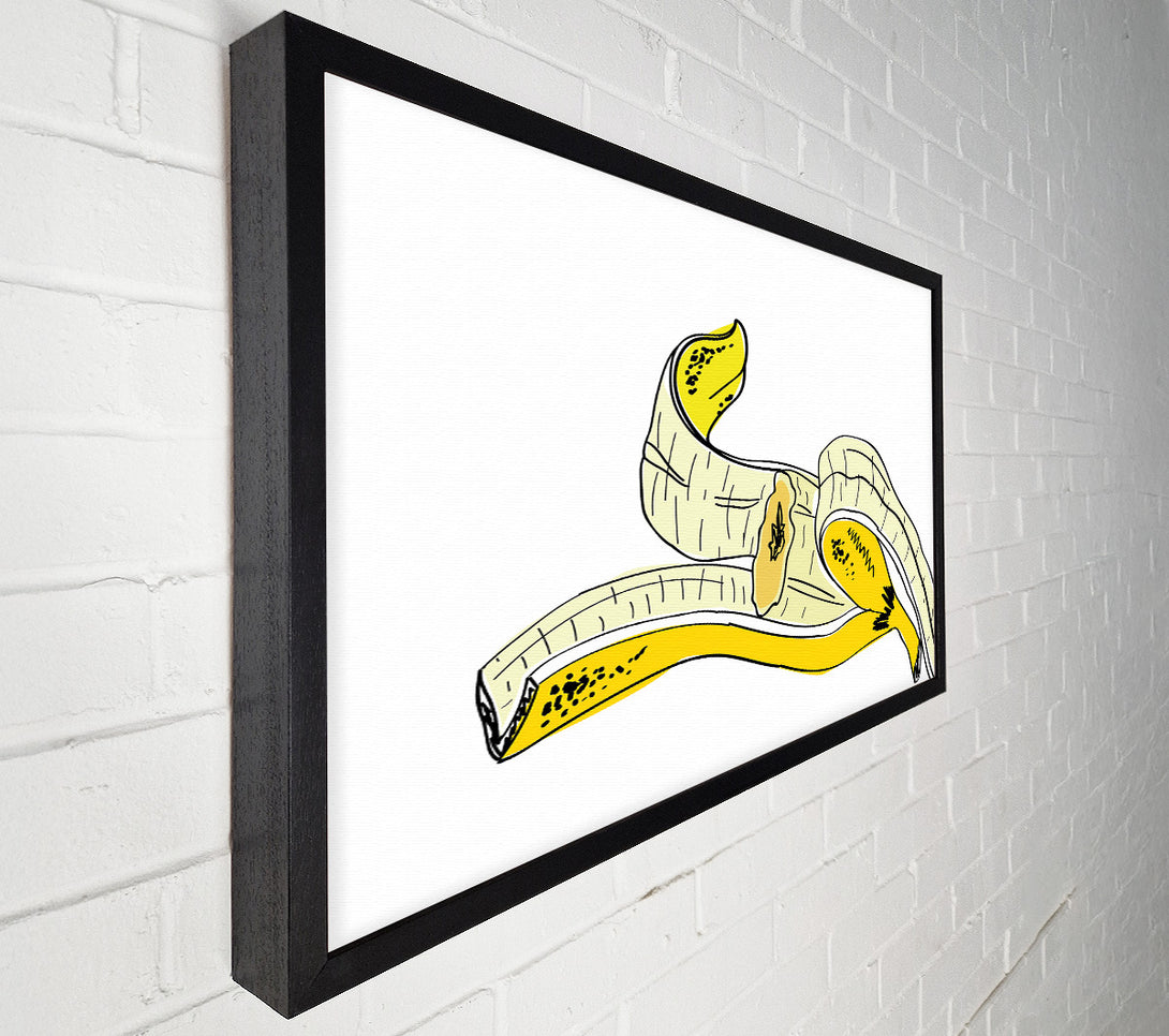  A Canvas Print of Banana Skin Canvas Print