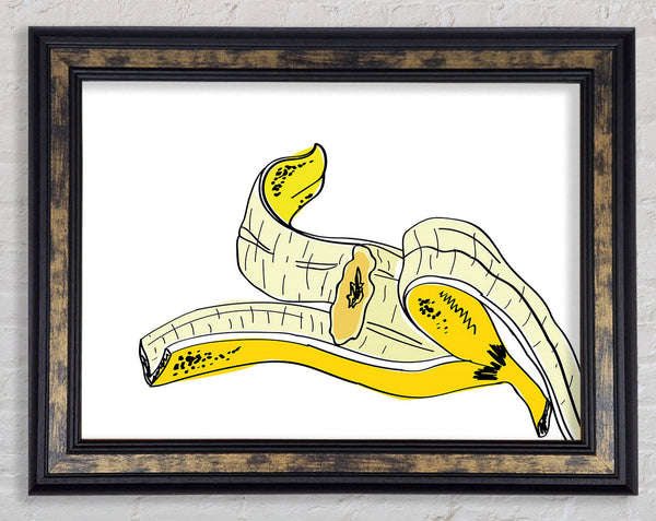 Banana Skin Framed Print