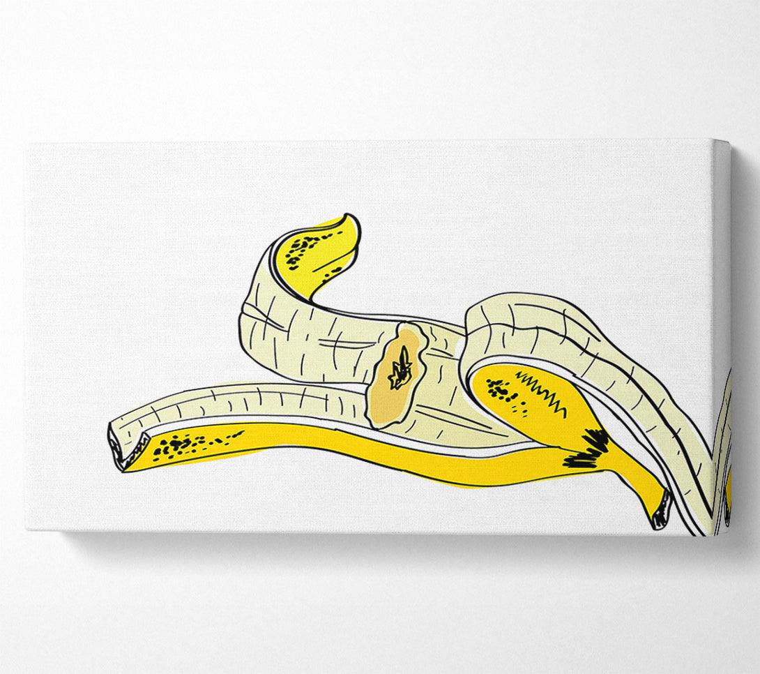  A Canvas Print of Banana Skin Canvas Print