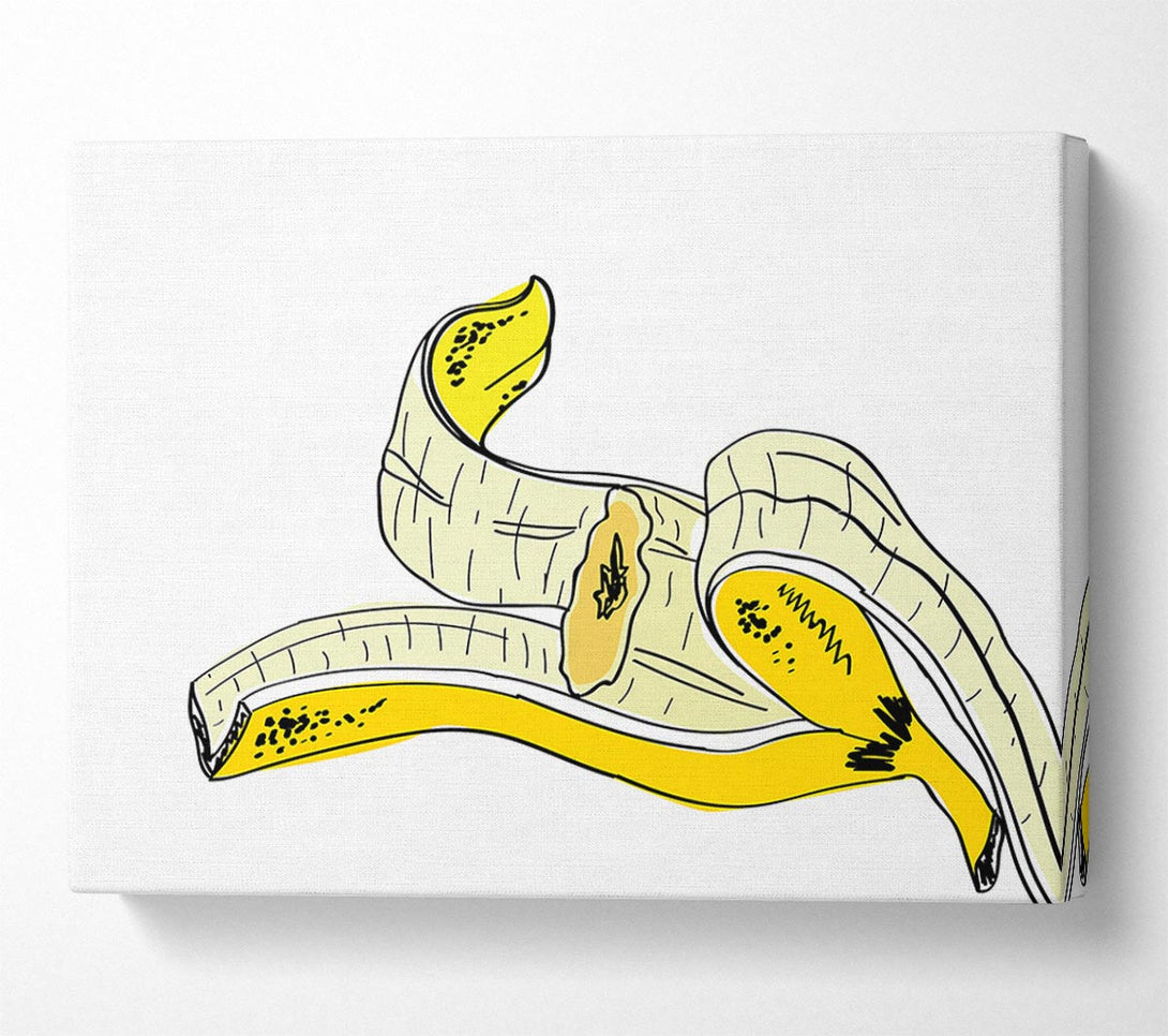  A Canvas Print of Banana Skin Canvas Print