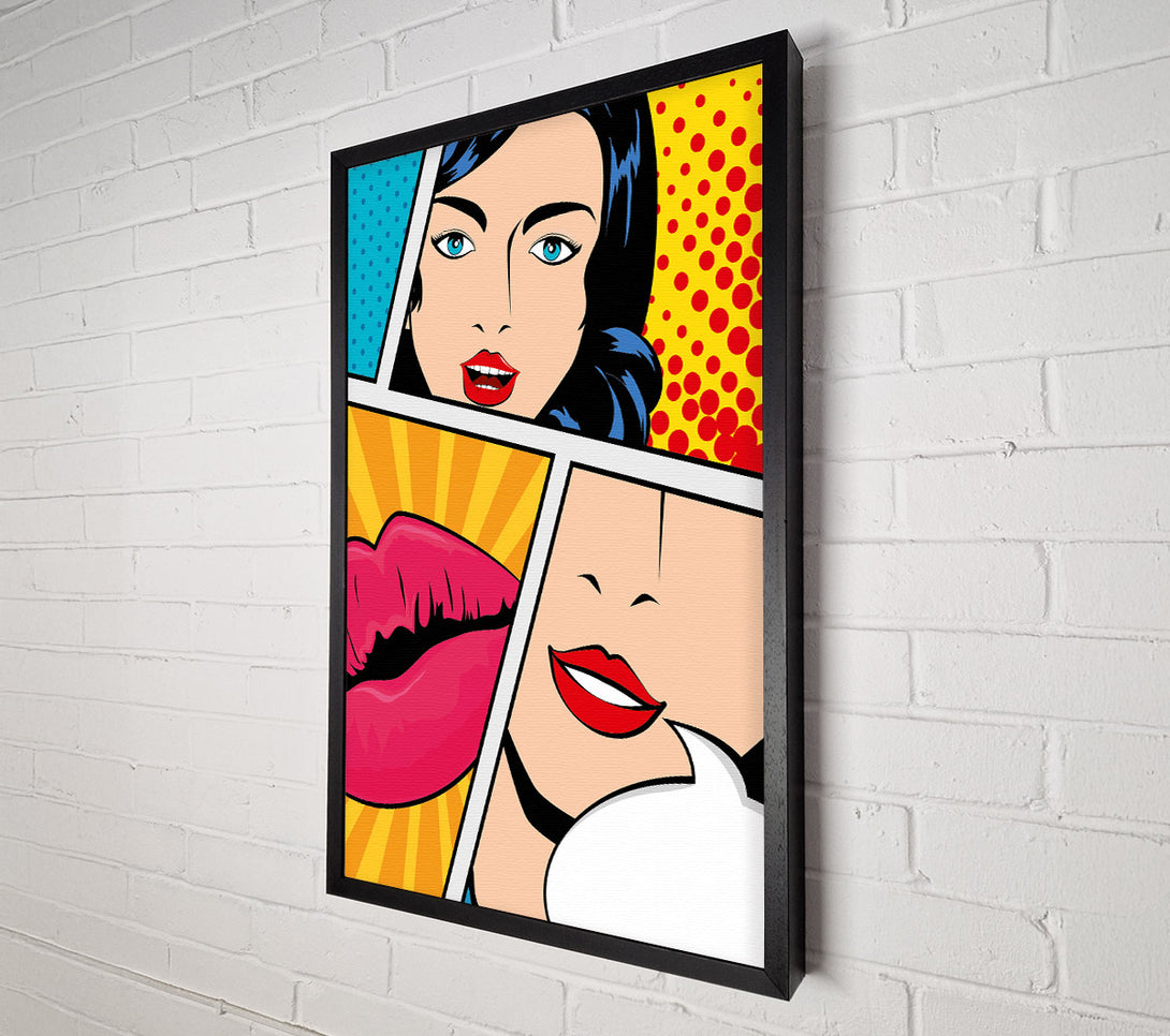  A Canvas Print of Say What Canvas Wall Art