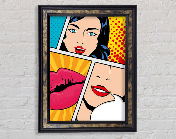 Say What Framed Print