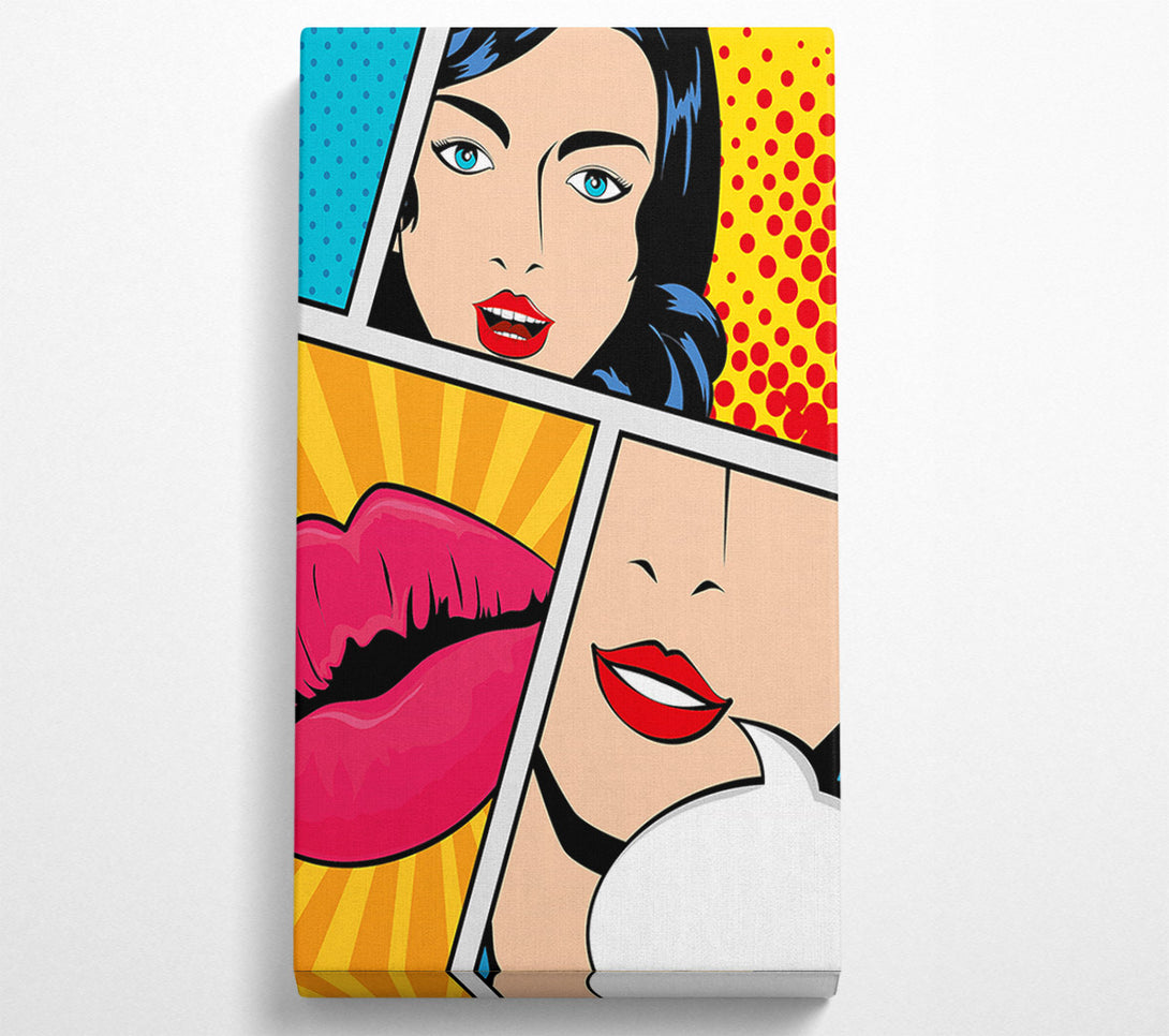  A Canvas Print of Say What Canvas Wall Art