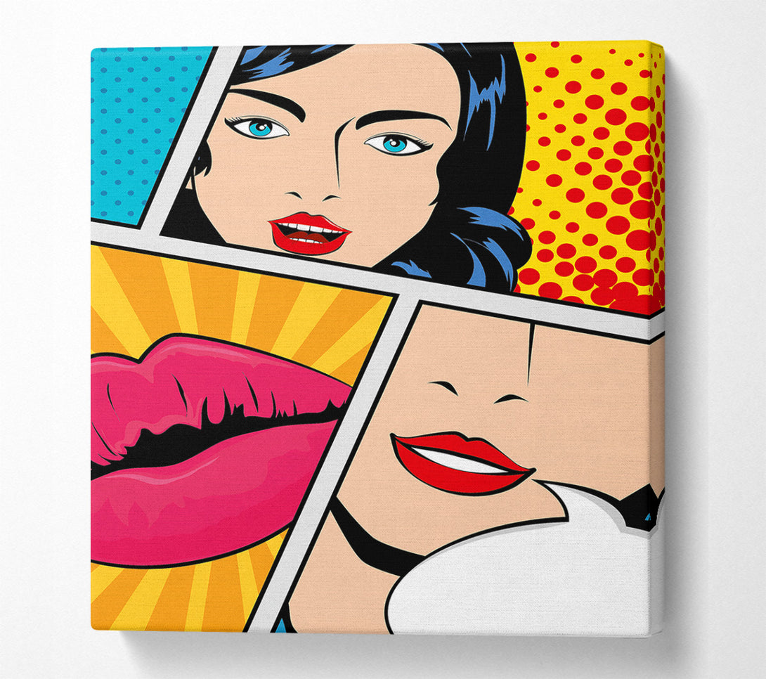  A Canvas Print of Say What Canvas Wall Art
