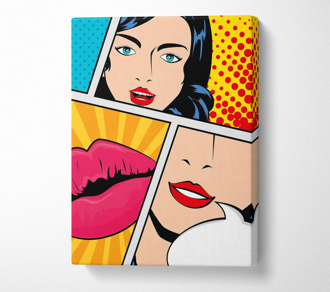  A Canvas Print of Say What Canvas Wall Art