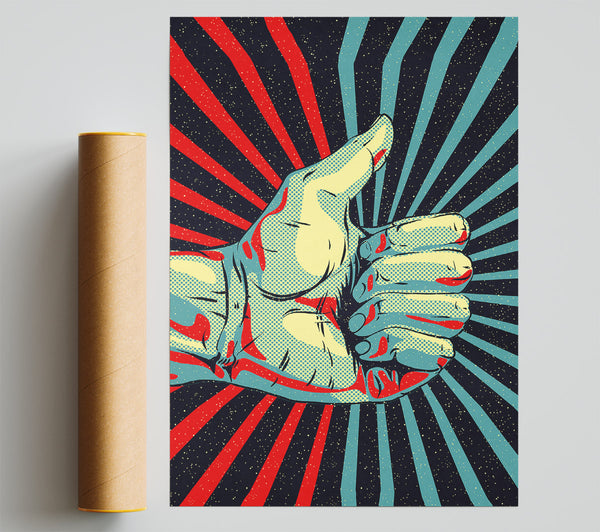 Thumbs Up Giclee Print